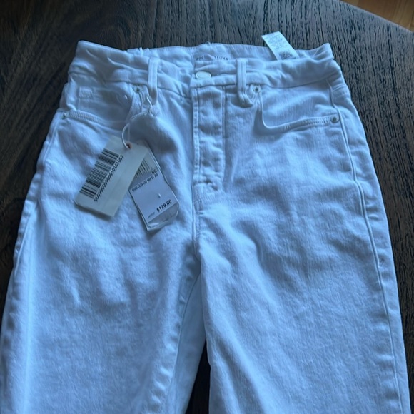 NWT Good American "good legs" white jeans SZ: 14 - Picture 2 of 5